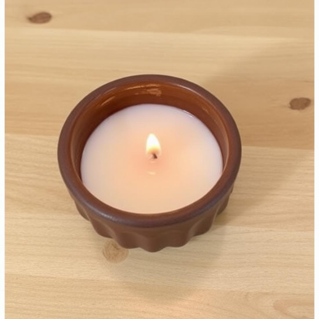 Sandalwood Clay Candle